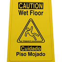 SEÑAL DE PISO MOJADO BILINGÜE