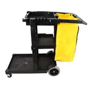 JANITOR CART GRAY