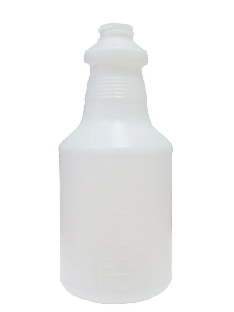 PLASTIC BOTTLE HAND GRIP - BOTELLA GRADUADA PARA ATOMIZADOR 32OZ