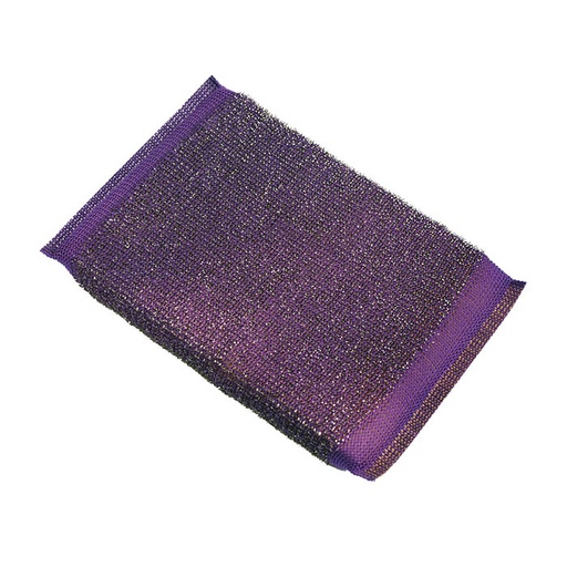 [0203-554424] STEELSCOUR SPONGE - ESPONJA FREGADORA DE ACERO INOXIDABLE TEJIDO